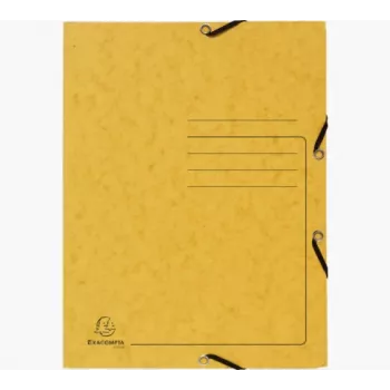 Exacompta Collection Folder 55409E DIN A4 3 läppää kartonki keltainen