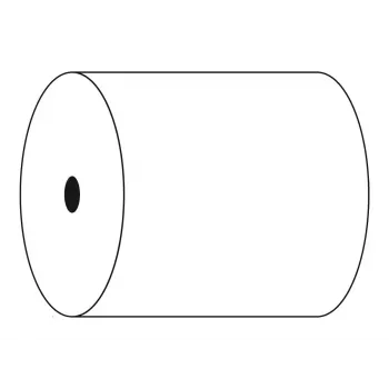 Exacompta kuitukuiturulla 80 mm x 76 m 55 g/m² valkoinen 1 rulla