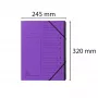Exacompta järjestelykansio 12 lokeroa violetti Colorspan