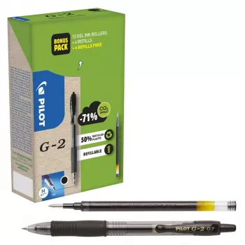 PILOT PEN G2 Greenpack geelikynäsarja sininen 0,4 mm 12 kpl:n pakkaus