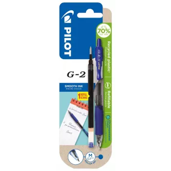 PILOT PEN G2-7 geelikuulakynä 0,7 mm sininen + täyttö