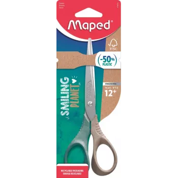 Maped Smiling Planet sakset 160 mm, pyöreä kärki, oikeakätinen, ergonomiset 3D-kahvat