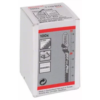 BOSCH pistosahanterä T119BO vanerille, 100 kpl