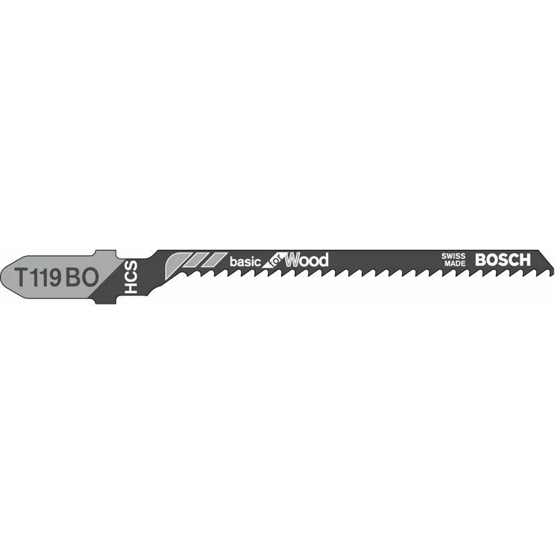BOSCH pistosahanterä T119BO vanerille, 100 kpl
