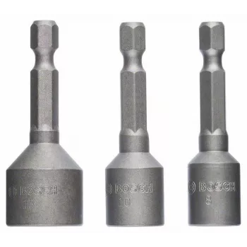 Bosch iskuhylsysarja 3-osainen 50 mm 8 10 13 mm 2608551078