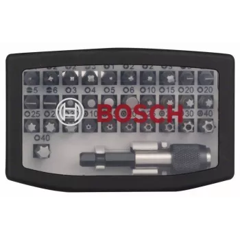 Bosch Accessories 2607017564 ruuvauskärkisarja 32 osaa ruuvauskärkisarja magneettipidikkeellä