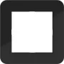 HAGER WAD7100BG peitekehys 1-osainen C.1 Night Black Glossy