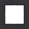 HAGER WAD6100BM peitekehys 1-osainen A.1 Night Black Matt