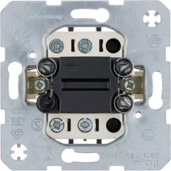 Hager WDE303212 2-napainen keinukytkesisäosa uppoasennus 16 AX 250 V AC