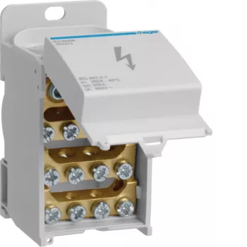 Hager jakoliitinrima 250A 1-napainen KJ02AN 1x35-120/1x1.5-50/4x1.5-16/8x2.5