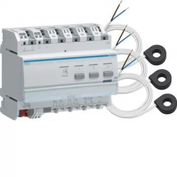 HAGER TE332 KNX 3-vaiheinen energiamittari 3 virtamuuntajalla