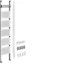 Hager UF51NW multimedia-kokonaiskenttä 1350mm 1-kenttä universZ liikenteenvalkoinen