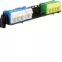 HAGER PE/N-liitinrima 2-rivinen VZ462