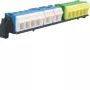 HAGER PE/N-liitinrima 4-rivinen VZ464