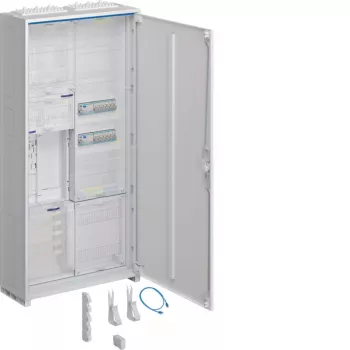 HAGER täydellinen mittarikaappi ZB32ET215W3 1ZP BKE-I APZ 1100mm 2-kenttä