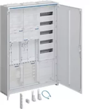 Hager ZB33ET225W1 yleiskaappi 800x205x1100 mm pinta-asennettava IP44 liikenteenvalkoinen RAL 9010 3 kenttää