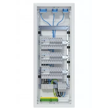 Hager Volta VU60BV1 uppoasennettava jakokeskus 5x12PLE 3x RCD-piiriä 60 moduulia IP31 valkoinen