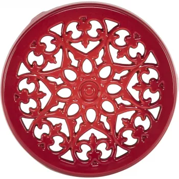 Staub aluslautanen pyöreä 23 cm kirsikanpunainen