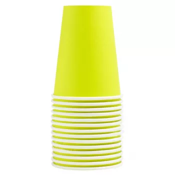 PROnappe 15 pahvimukia 200 ml, Kiwi Green (89113I)