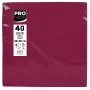 PROnappe servetit bordeaux 2-kerroksinen 19,0 x 19,0 cm 40 kpl
