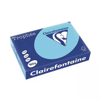 Clairefontaine Trophee Pastell A4 kopiopaperi 160 g/m² 250 arkkia Alize Blue