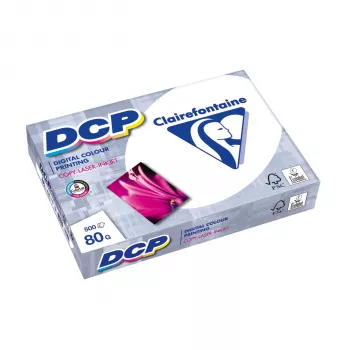 Clairefontaine DCP 80 g/m² A4 500 arkkia satinoitu digitaalinen värityspaperi