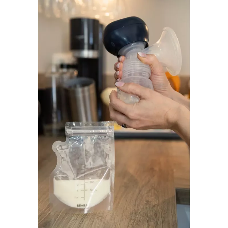 Beaba ruoan säilytyspussit, 50 kpl:n pakkaus, 250 ml, läpinäkyvä 911738