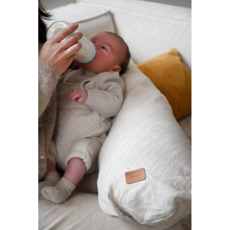 Beaba Big Flopsy imetys- ja säilytystyyny Linen Natural