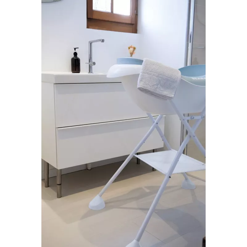 Beaba Camele'o valkoinen teline vauvan ammeelle ja hoitoalustalle