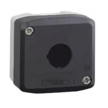 Schneider Electric Harmony XALD01 tyhjä kotelo ohjauslaitteille, harmaa, polykarbonaatti, IP69K