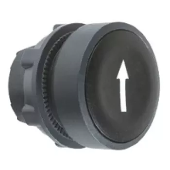 APC ZB5AA335 Harmony XB5 tasainen painonappipää, musta, muovi, 22 mm asennus, IP69K
