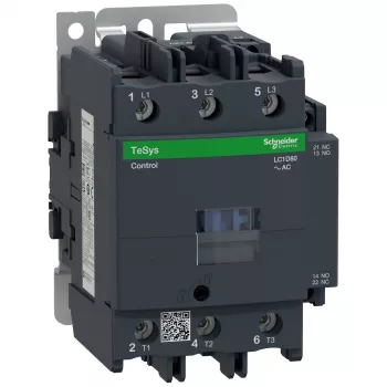 APC Schneider Electric LC1D80P7 TeSys D kontakti, 3-napainen, 80 A, 230 V AC käämi, 1 NO + 1 NC apukosketin