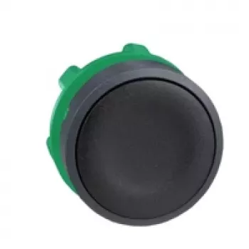 Schneider Electric ZB5AA2 tasainen painonappipää, musta, 22 mm, Harmony XB5