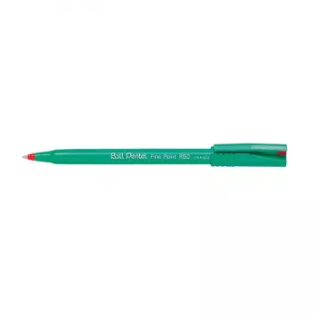 Pentel Fine Point R50 kuulakärkikynä - punainen - 0,5 mm hieno kärki - 12 kpl:n pakkaus
