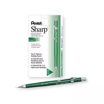 Pentel P205-D lyijytäytekynä - vihreä - 0,5 mm - 12 kpl:n pakkaus