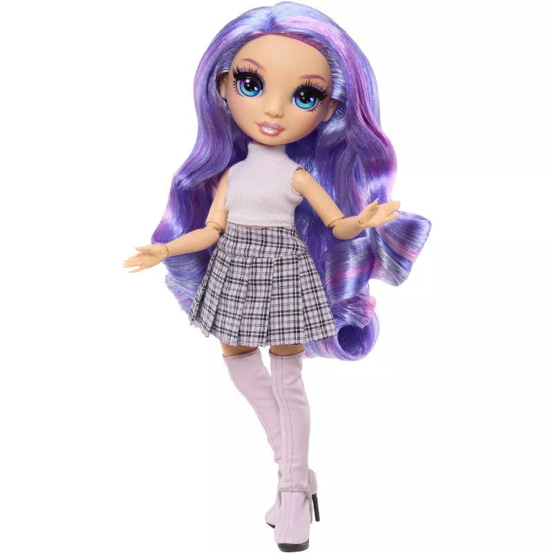 MGA Rainbow High Violet Willow muotinukke 2 asua ja asusteet