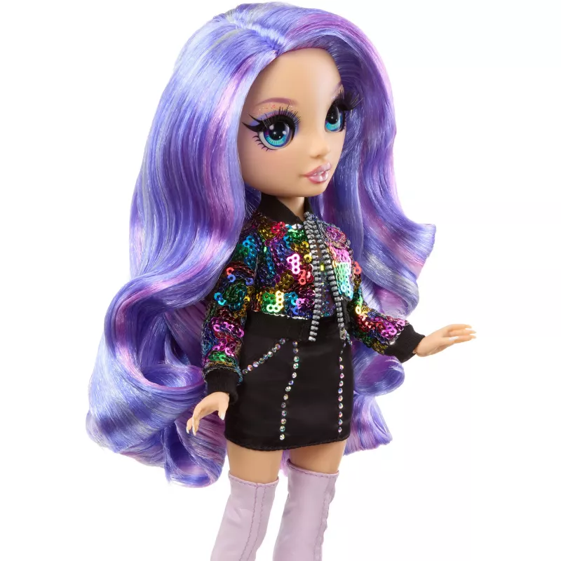 MGA Rainbow High Violet Willow muotinukke 2 asua ja asusteet