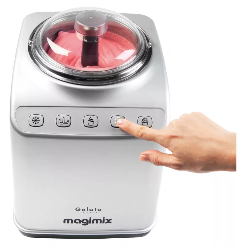 Magimix Gelato Expert jäätelökone 11680RW 2x2L integroitu jäähdytysjärjestelmä