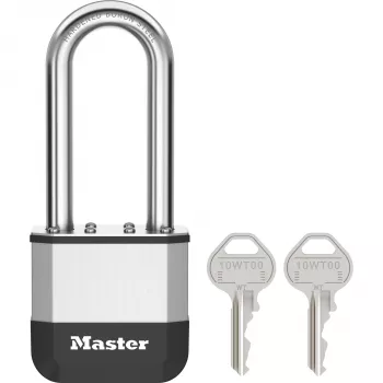 Master Lock Elite 52mm laminoitu teräsriippulukko 64mm kaarella, 5-nastainen sylinteri