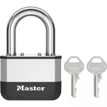 Master Lock Elite 67mm laminoitu teräsriippulukko 38mm kaarella, 5-nastainen sylinteri
