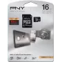 PNY Technologies HP High Performance MicroSDHC-kortti 16 GB Class 10 U1 SD-sovittimella