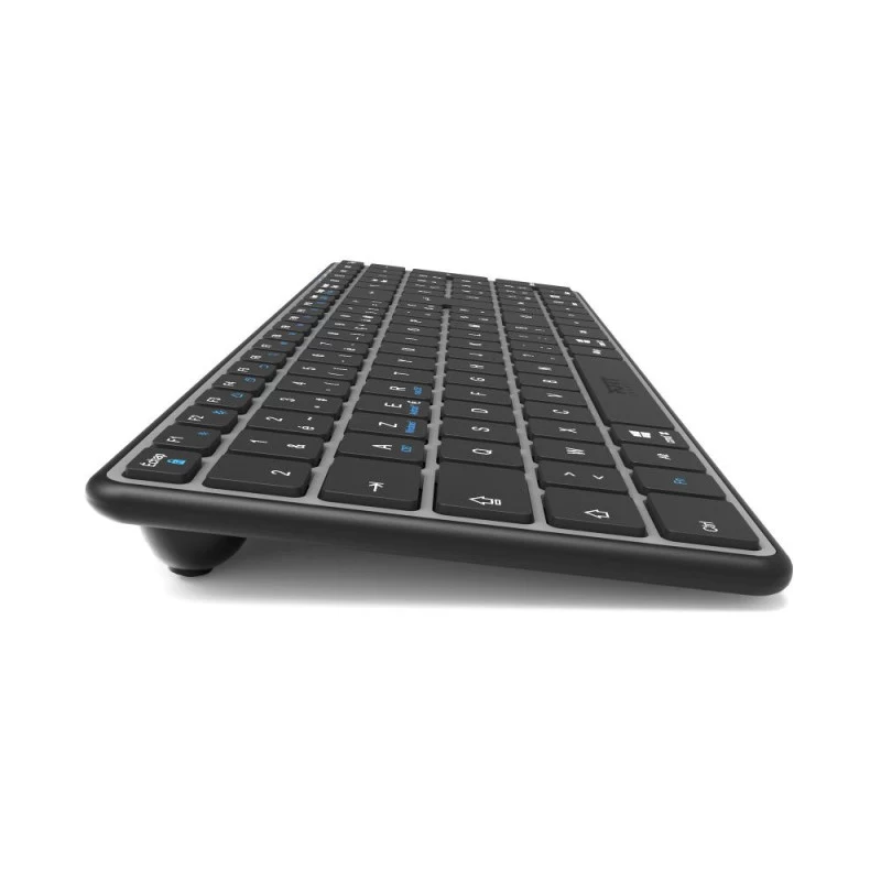 PORT Designs FR - näppäimistö Compact Pro ladattava Bluetooth AZERTY musta