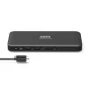 PORT Designs USB-C Office Dock - 3x 4K EU ruuvikaapeli