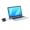 PORT Designs GaN 65W USB-C virtalähde - yleislaturi - EU-pistoke - musta