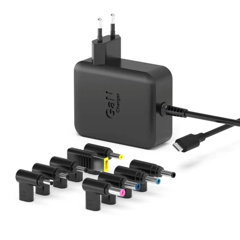 PORT Designs GaN 100W yleislaturi EU-pistoke - musta