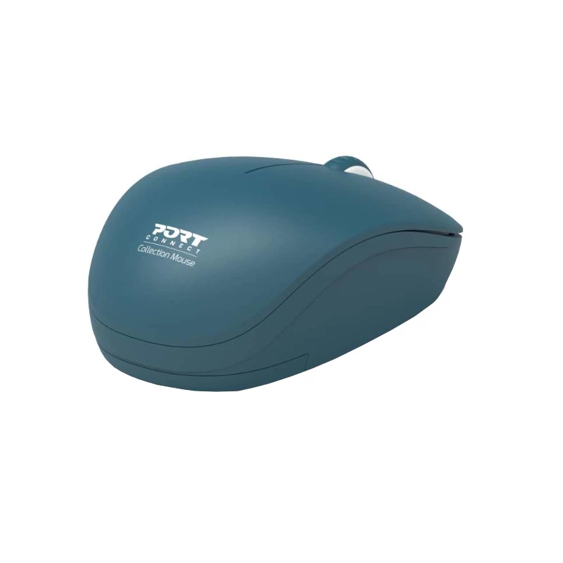 PORT Designs 900545 molempikätinen optinen RF-langaton hiiri 1600 DPI sininen