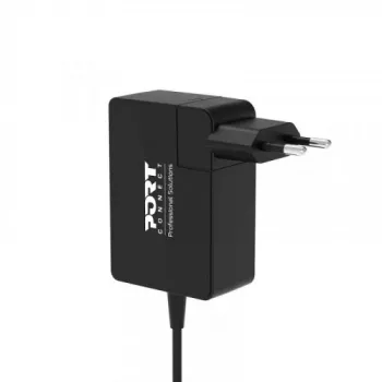PORT Designs PORT Connect 100W GaN-verkkolaturi, jossa 3 USB-liitäntää (2 USB-C, 1 USB-A) – PD 3.0 ja QC 3.0 – EU-pistoke