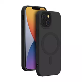 Bigben Interactive pehmeä kotelo MagSafe-yhteensopiva Apple iPhone 14, musta