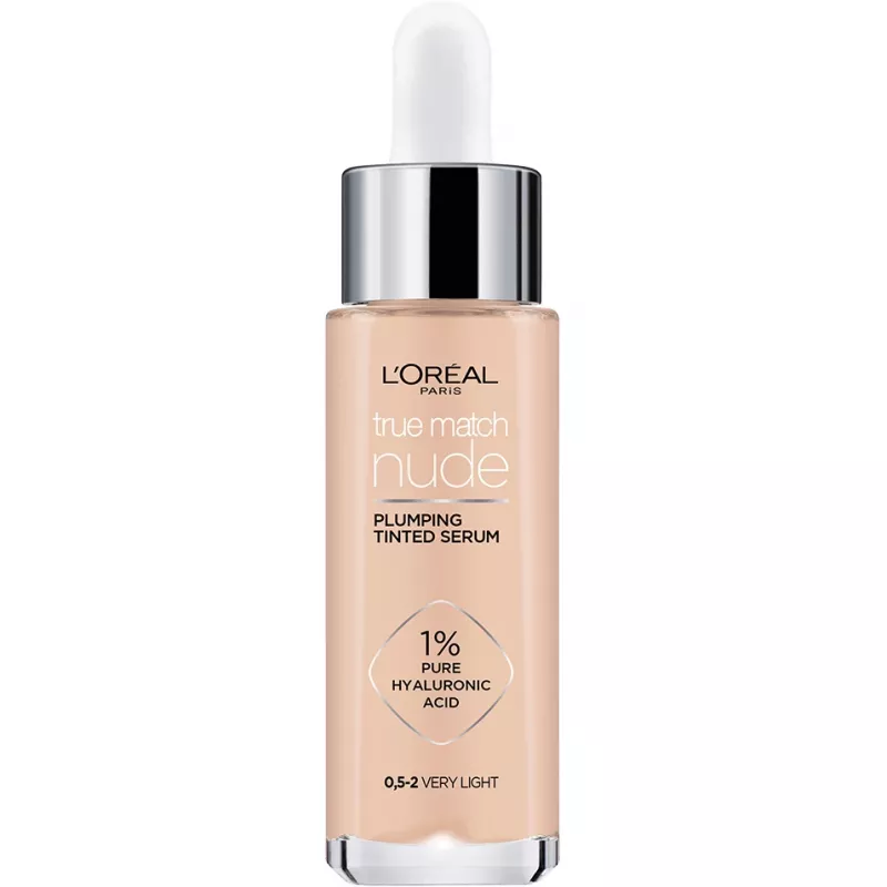 L'OREAL True Match Serum Nude Plumping sävytetty seerumi 0.5-2 Very Light 30 ml