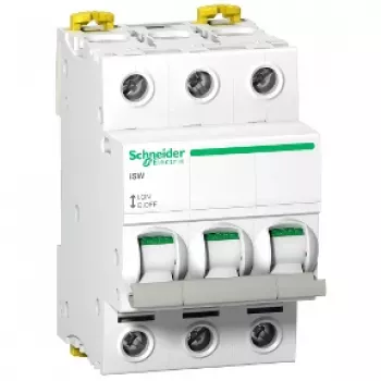 Schneider Electric Acti9 iSW A9S65363 3-napainen turvakytkin 63A 400V AC valkoinen